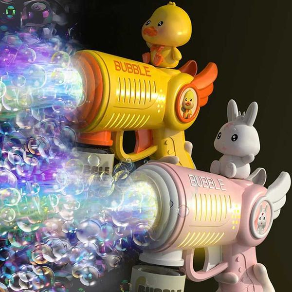 Fully automatic bubble blow molding toy bubble gun outdoor bubble machine holiday gift toyW240902