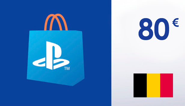PlayStation Network Card &#8364;80 - PSN Belgium
