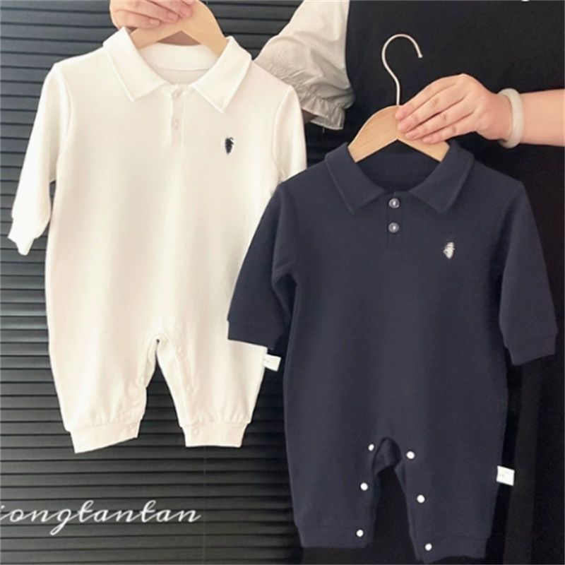 w406 Designer Kids Clothing Sets Baby Rompers Long Sleeve Newborn infant Climbing Clothes Pajama Cotton Girl Boy Jumpsuit Outfits