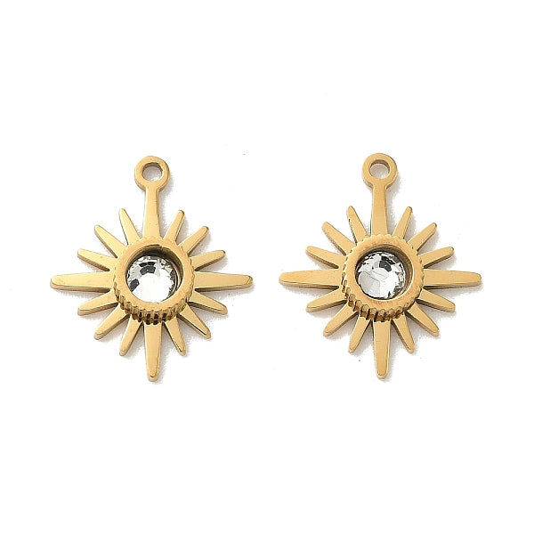 Charme en acier inoxydable 304 avec placage ionique (IP)