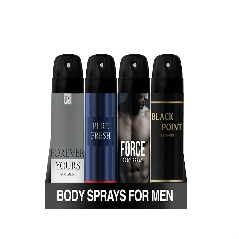 TEMU 4 Bottles Set Body Spray Display 6.76floz Men, Valentine's Day And Other Festivals