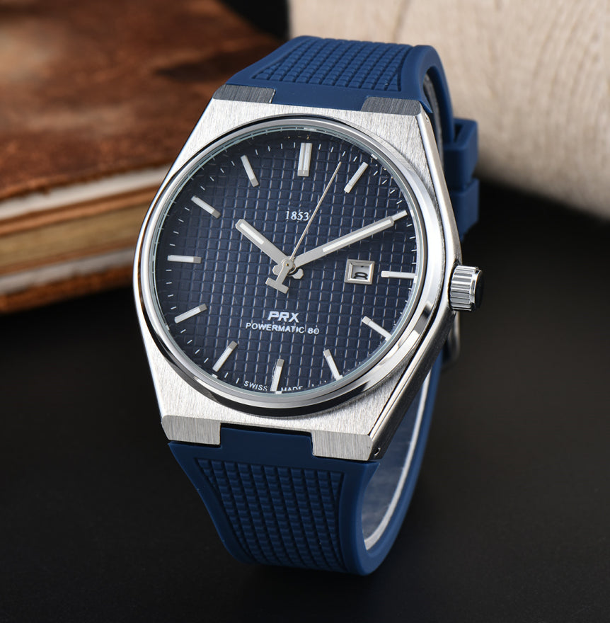 Fashion1853 TISSOTSity Quartz Wrist Watches bell mechanical wristwatches High Quality Luxury Brand Chronograph Clock stainless steel Belt #866