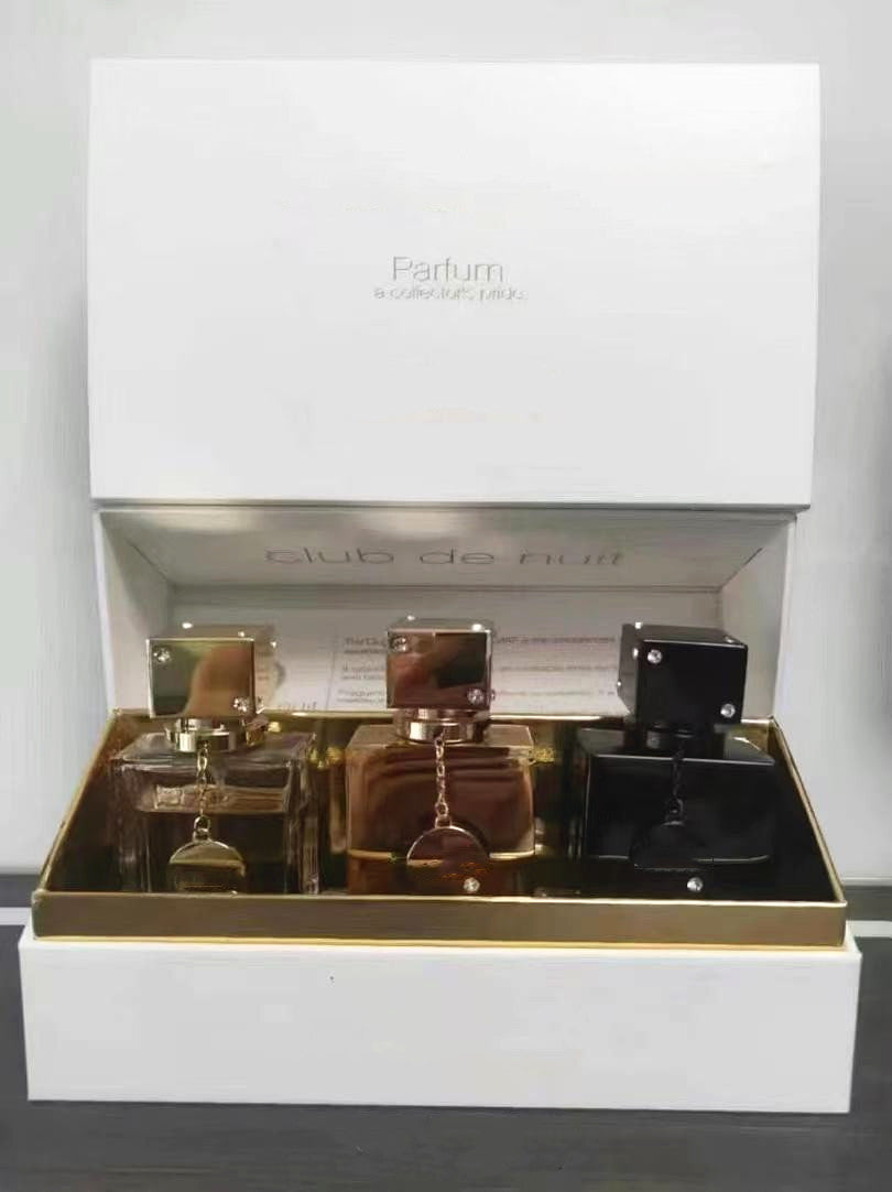 Designer Perfume Club de Nuit Gift 30ml Set Intense Men Women Fragrance Eau De Parfum 1.02oz long lasting smell Man Parfum and Women Cologne Spray H