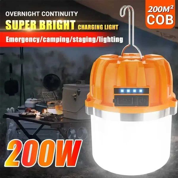Solar Camping Lantern High power LED camping light with built-in battery outdoor camping barbecue tent light CL241225