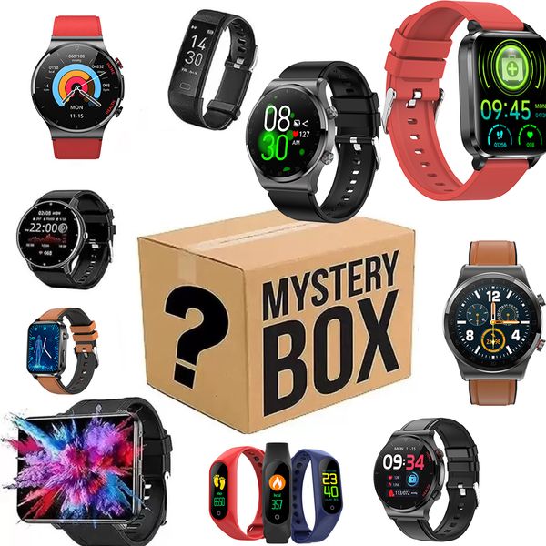 2023 Mystery box electronics random boxes birthday surprise gifts adult lucky gifts such as smart watch Bluetooth BT calling Bracelet etc Fe