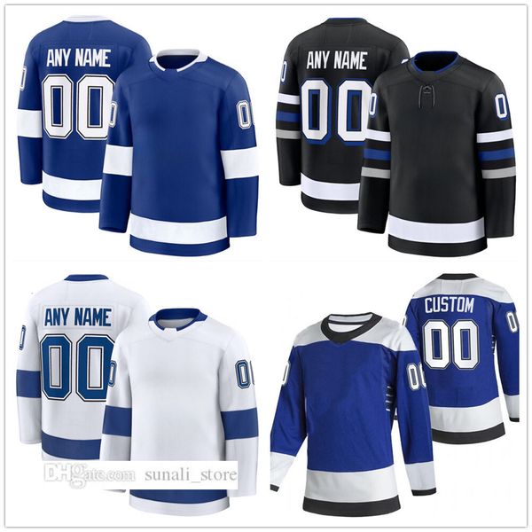 2024-25 Hockey Jersey 86 Nikita Kucherov 77 Victor Hedman 88 Andrei Vasilevskiy 21 Brayden Point 38 Brandon Hagel 59 Jake Guentzel 20 Nichol