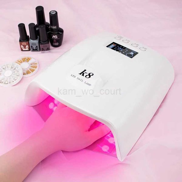 Cordless UV LED Gel Nail Lamp For Curing Gel Polish Wireless 60W Rechargeable RED Light Professional Nail Polish Dryer MachineM240729