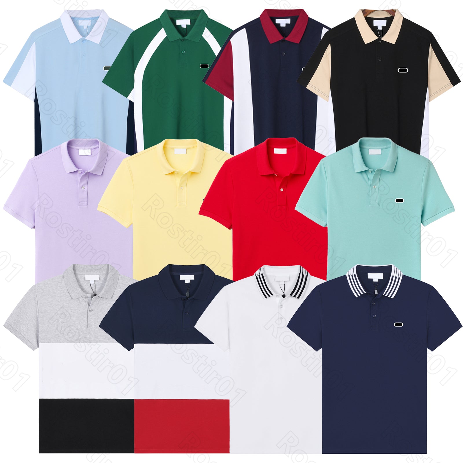 designer Brand animal Men Polo Shirt Casual Business Top Polos Shirts male Short Sleeve Homme oversized Lapel Tees clothing shirt