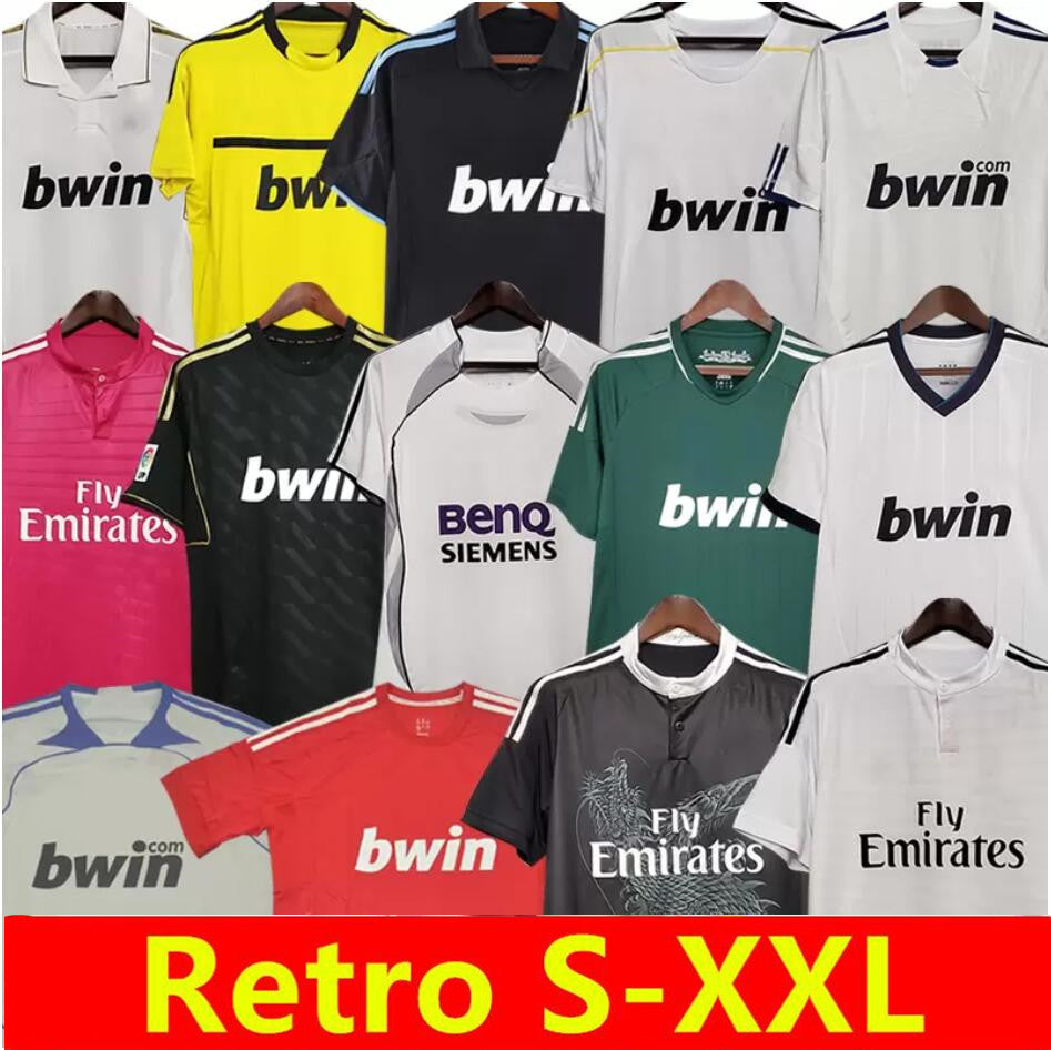 2006 2007 2008 2009 Retro soccer jersey 2010 2011 2012 2013 2014 BALE madrids BENZEMA MODRIC football shirts classic camiseta home away RAUL R.CARLO