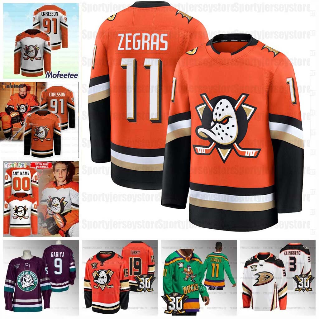 65 Jacob Trouba Anaheim Leo Carlsson 2024-25 Ducks Hockey Jersey Trevor Zegras Troy Terry Adam Henrique Cam Fowler Ryan Getzlaf Killorn Milano Kesle