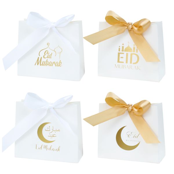 Eid Mubarak Candy Box Ramadan Decorations Islam Muslim Party Supplies Paper Gift Boxes Ramadan Kareem Eid Gifts Bag
