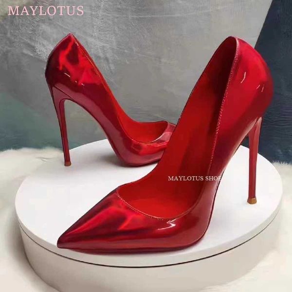 Shoes Women Pumps Fashion High Heels Shoes RED GOLD BLUE White Shoes Women Wedding Shoes Ladies Stiletto Women Heels 2024C241012