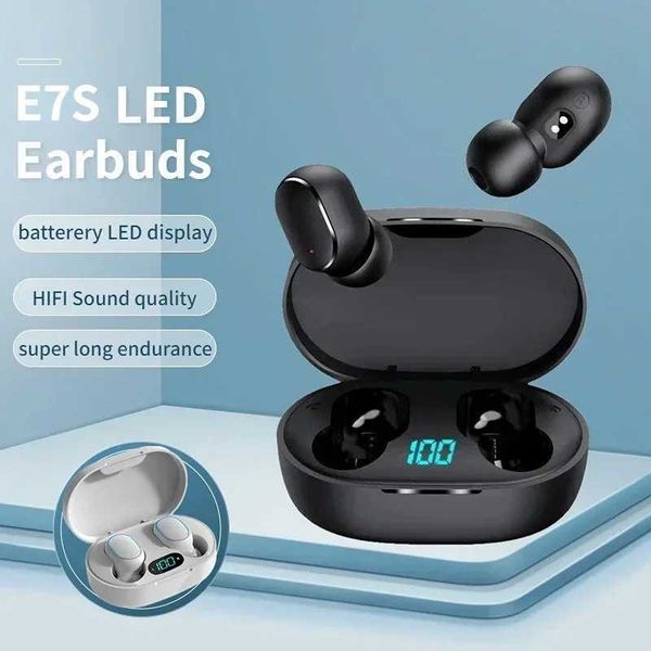 E7S TWS Wireless Earphone Control Sport Set Waterproof Microphone Music Earphones Suitable for All Smartphones Y241031