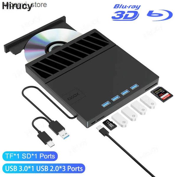 Optical Drives USB 3.0 Type-C Multifunctional External Blu ray Optical Drive CD-DVD-BD --+RW Player Burner Writer Reader for laptops L240910