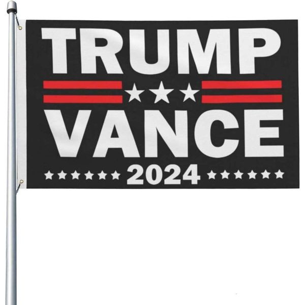 Trump Vance Flag X Double Ed And Brass Grommets For Outdoor Indoor Yard Room Wall Decor Tapestry Hanging Banner