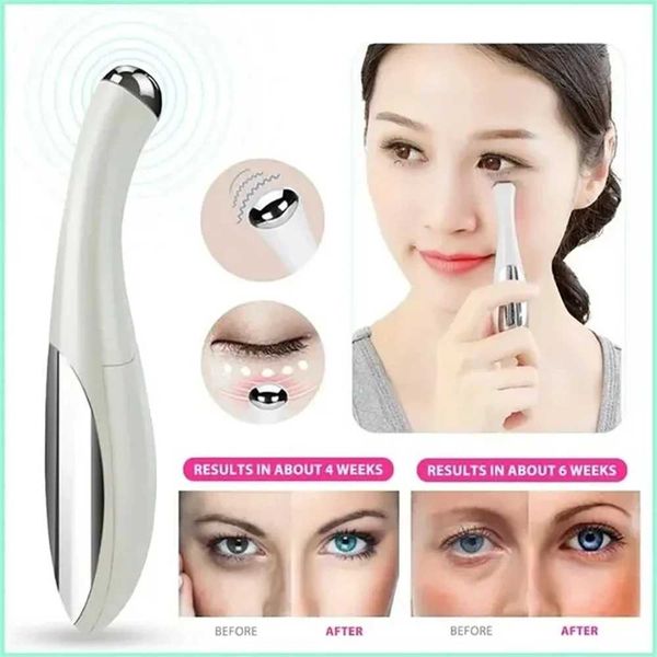 Portable Eye Massager Electric Vibration Wrinkle Anti-Ageing Eye Massage Dark Circle Removal Beauty Face Eye Care PenXJ241216