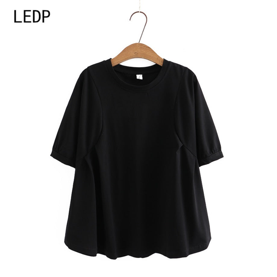 232984 Anti-radiation silver fiber large size women&#039;s T-shirt suitable for basic inner wear during pregnancy, anti-static skin-friendly bottomi