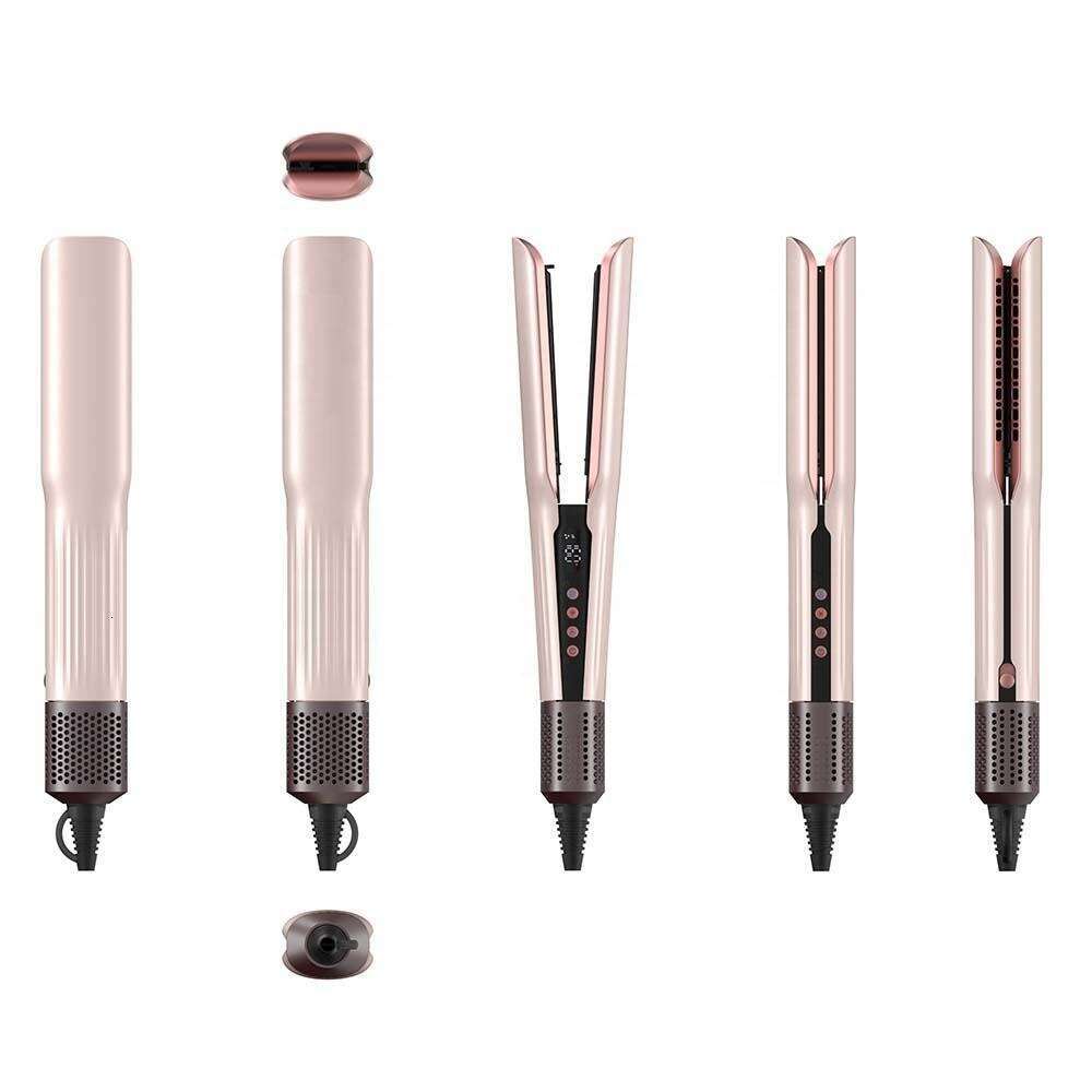 Famous Brand Designer Negative Ion Brushless High Speed Power Hot Air Comb Straightener Hair Dryer Dual Use For Dry And Wet Constant Temperature