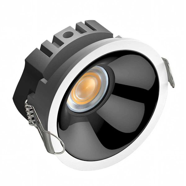 Recessed Led Cob Spot Light High CRI Deep Anti-glare Narrow Bezel Ultra Thin Rose Gold Black White Aluminum Ceiling Downlight Y240822