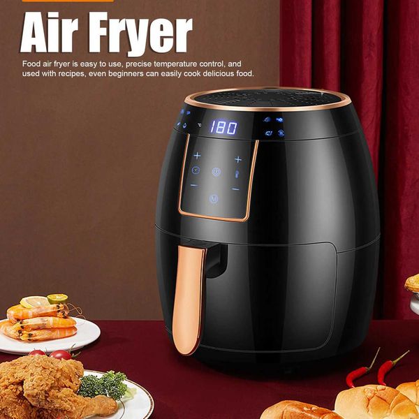 5.5L air fryer with automatic precise temperature control oil-free cookware electric food fryer for kitchen and dining EU plug 220V B240806