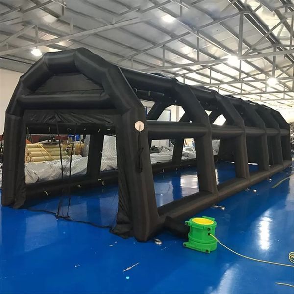 Inflatable Bouncers Customzied oxford inflatable long tunnel sport Tent Game entry channel baseball batting cage for fun