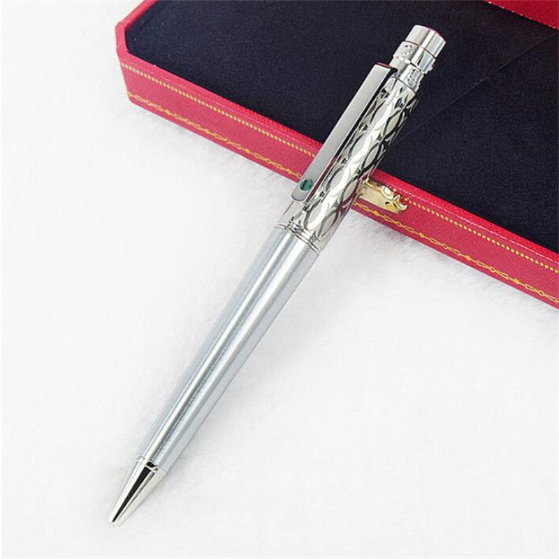 wholesale Smooth Writing Ball Pens - Silver Stripe Ballpoint Pens, Premium Metal Rollerball Pen for Office, Gift, and Everyday Use