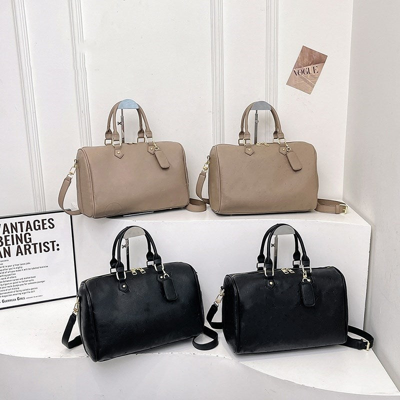 Designer Pillow bag women speedys 35 Boston handbag Letter embossing tote leather Shoulder cross body Outdoor travel sports bags Clutch wallet Hobo