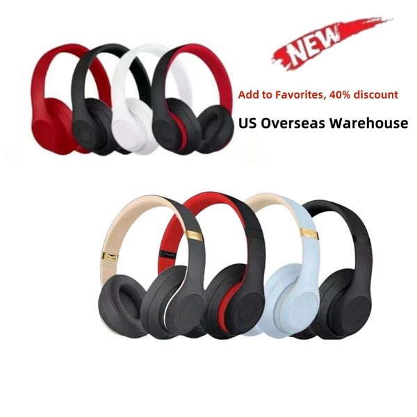 ST3 Wireless Headphones head phone Bluetooth Headsets Local Warehouse Earphone Noise Cancelling Headset Mic Gamer Folding