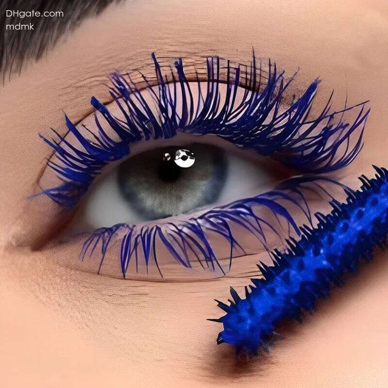 1PC Colorful Eyelash EyeLashes Extension Curling Lengthen White ple Cosplay Makeup Glitter Point Dia Mascara X250703