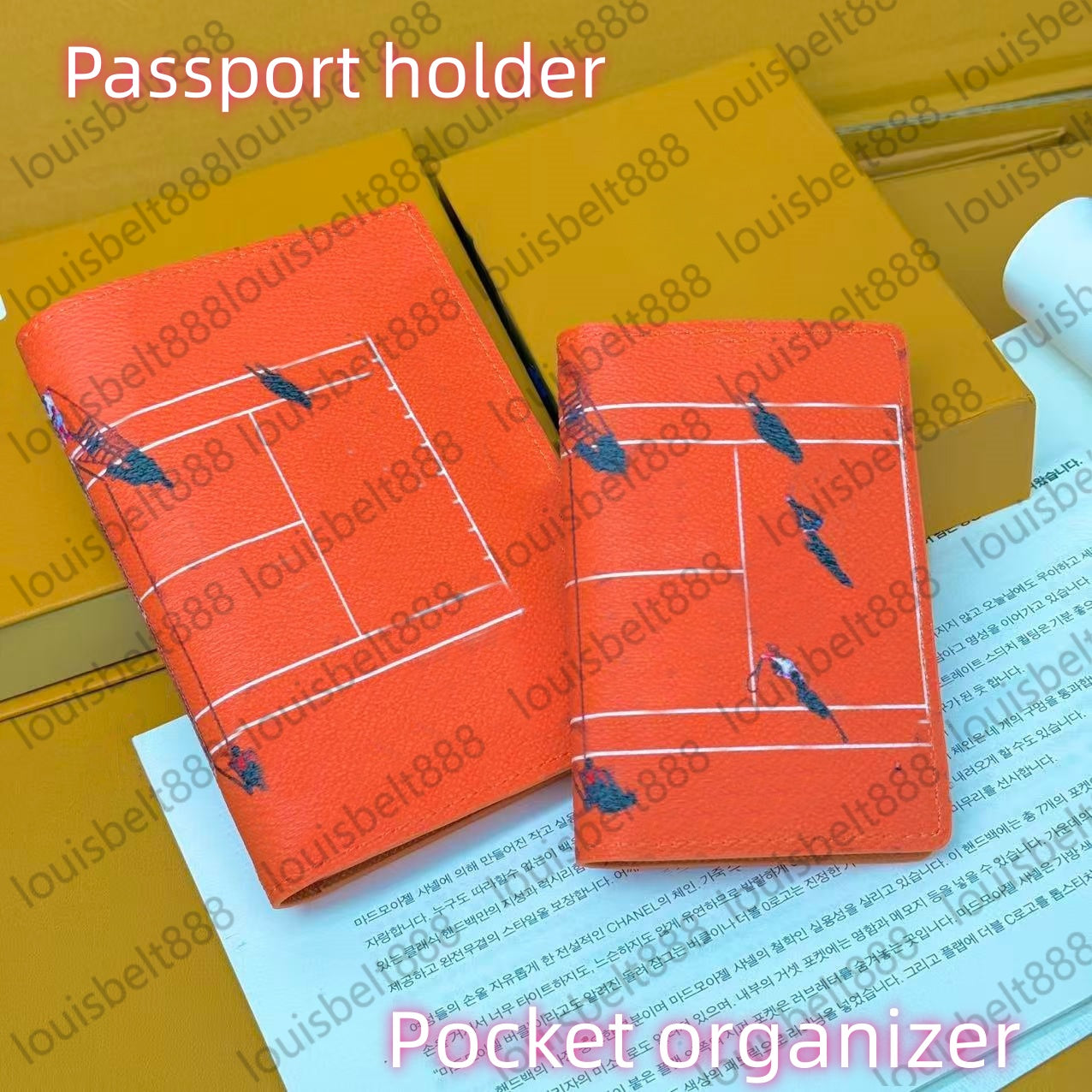 passport travel case wallets for man women High quality Classic Designer Card Holder Paris Luxury Brand Brown flowers Credit card business card cove