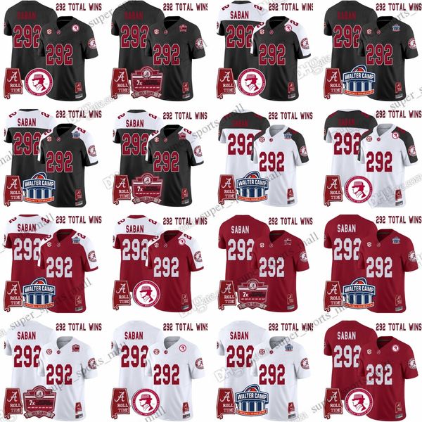 292 Nick Saban Alabama Crimson Tide Vapor Limited Retirement Jersey All Stitched