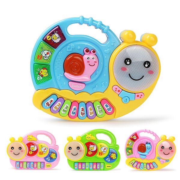Sound 2 Types Baby Music Keyboard Piano Drum with Animal Sounds Songs Early Educational for Kids Musical Instrument Toys 230629