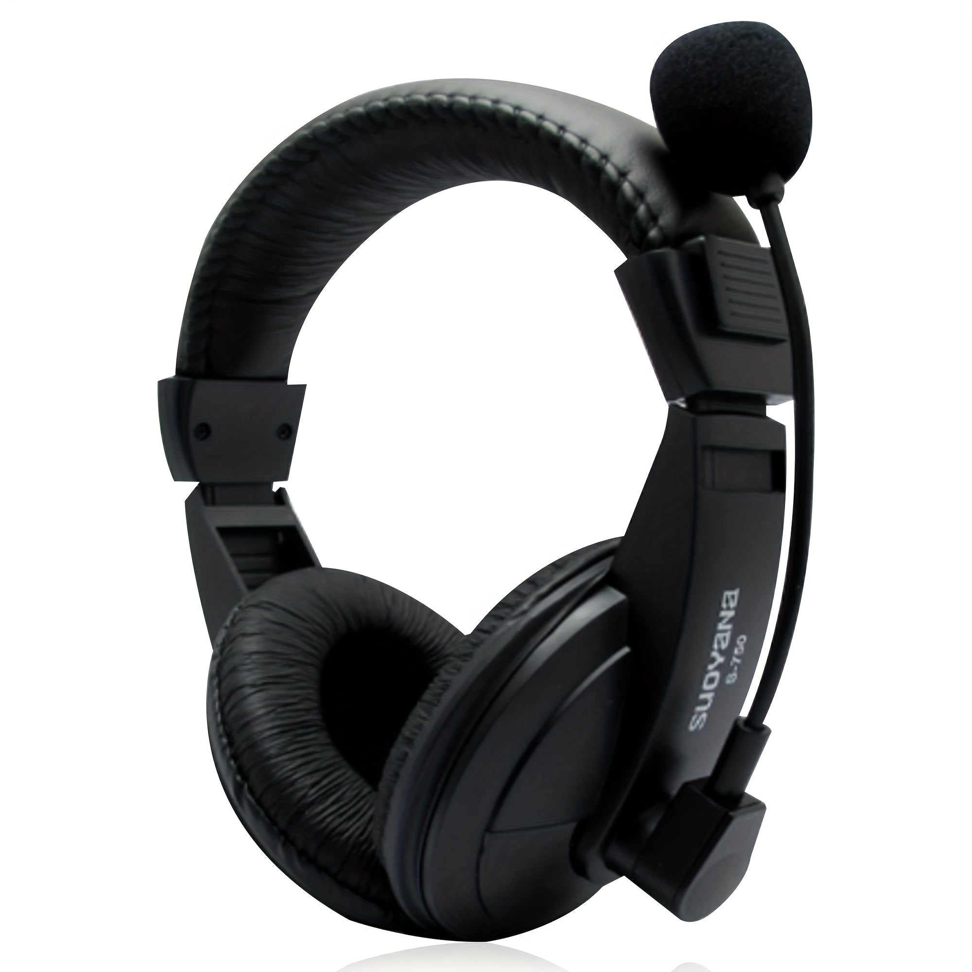 TEMU Wired Usb Headset With Noise Cancelling Microphone For Pc Laptop - Headphones With Control, Lightweight, Sound & Mic Mute, Office Headphones,