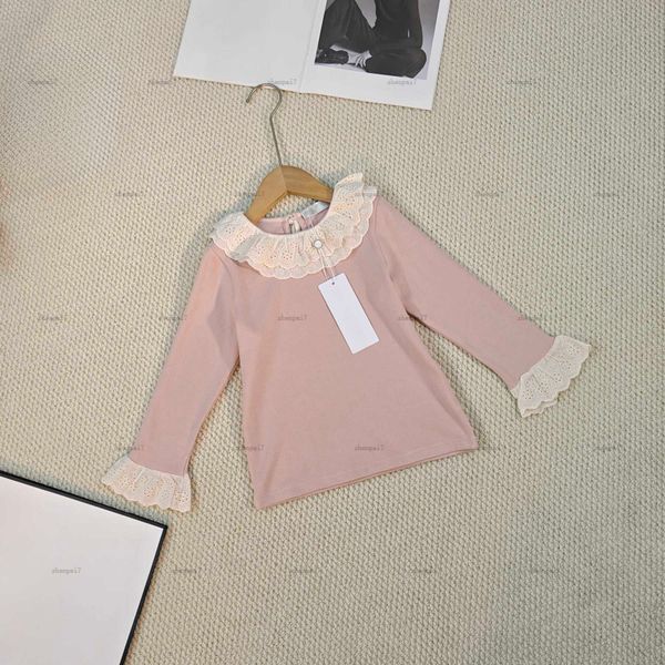 Top baby Hoodies Autumn base shirt Hollow flower design collar and sleeves child sweater kids designer clothes Boys girl sweatshirts