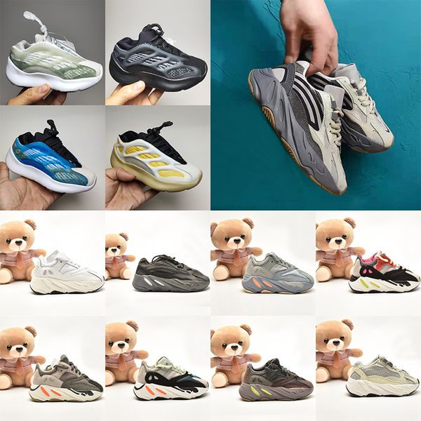Infants Kids 700 running Shoes Kid Shoes Game Royal Scotts Obsidian Chicago Bred Sneakers Mid Multi-Color Tie-Dye Baby Shoe eur 26-35