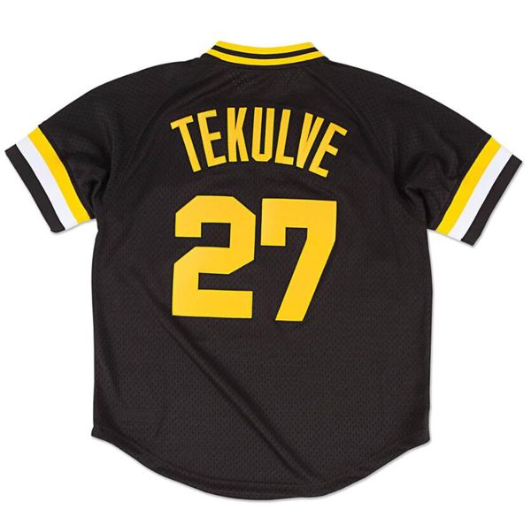 Stitched Baseball Jerseys 27 Kent Tekue 1982 S-4XL Retro Jersey