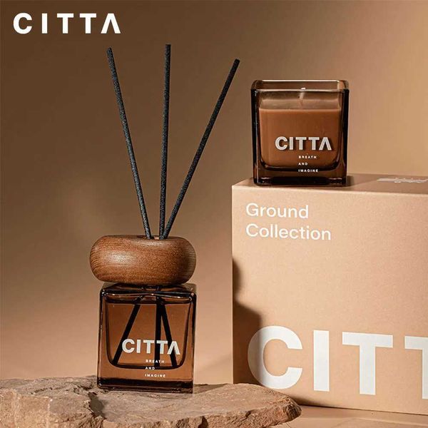 CITTA 2 packs of scented candles and basic Reed diffuser natural soy wax candles for birthday and Valentines Day gifts X241004