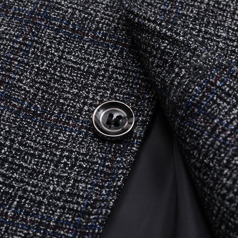 K638 Slim Fit Three-Piece Casual Suit for Men - Ideal Business & Wedding Attire