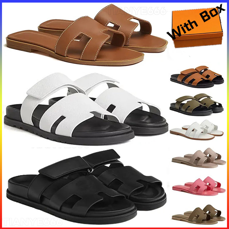 Sandals Women Designer Slides Chypre Slippers Fur Shearg Leather Canvas Slide Fuzzy Plush Slipper Orange Red Womens Summer Winter Sandal Sho