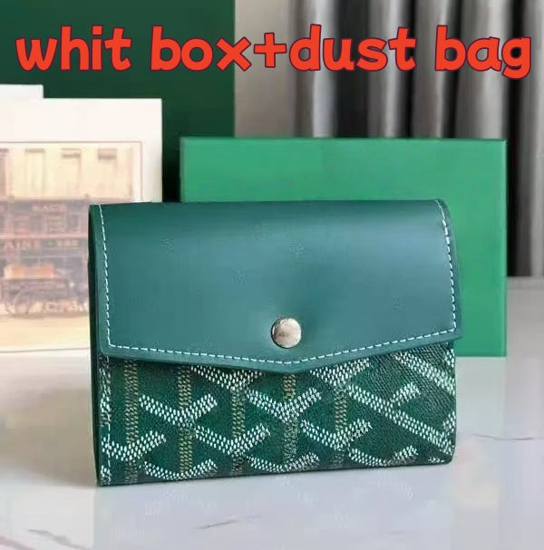 goy folding wallet card holder Designer go wallet Mens Wallet Vintage Pebble Leather Passport Pouch ID Case, Thin Credit gocard holder for Women Fas