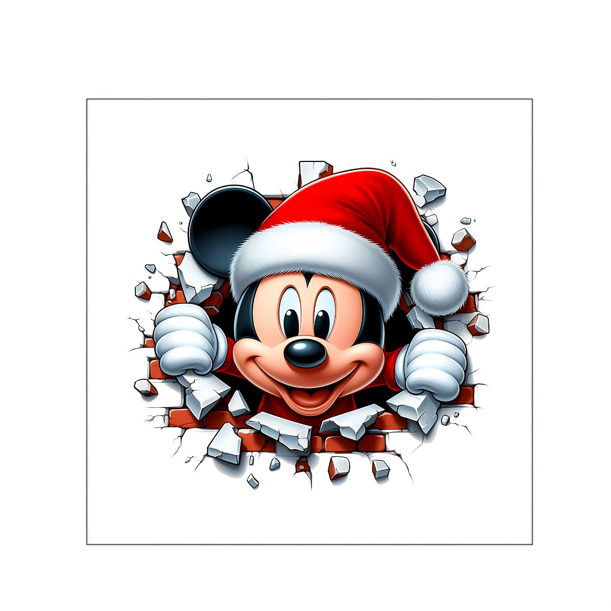 TEMU 1pc, Christmas Wall Sticker, Wall Sticker, Removable Diy Sticker, Suitable For Wall Decoration, Glass Door And Window Decoration, Refrigerator,