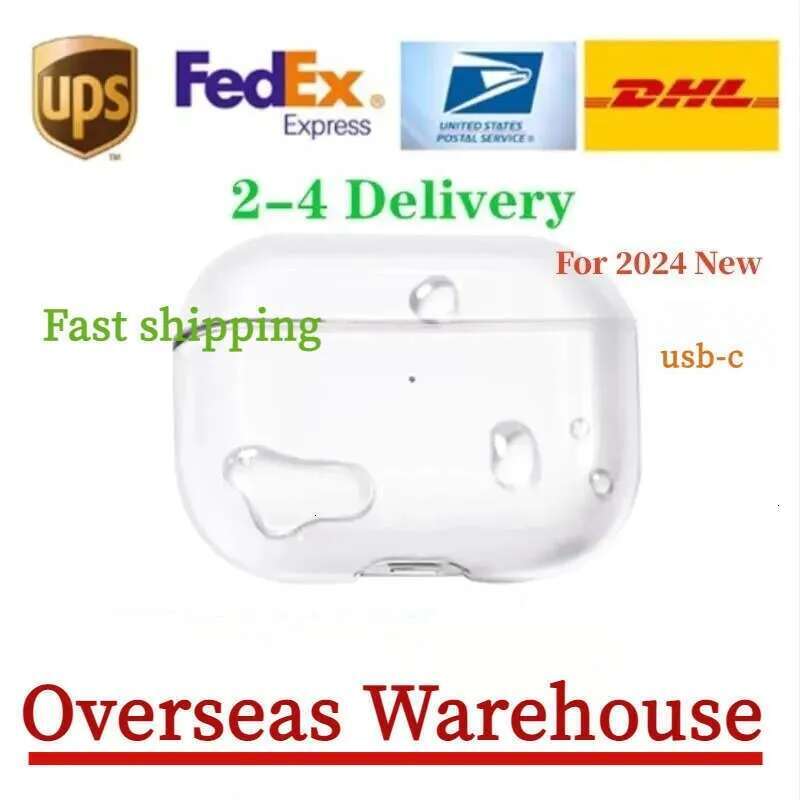 US Stock For 2024 New pods 4 3rd 2nd Air Max USB C generation case Headphone Accessories Solid TPU Protective Earphone Cover Wireless Charging Shock