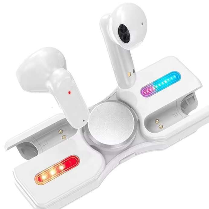 Wholesale New Creative Super Long Life Wireless Mini Cool Light Effect Noise Reduction Earbuds In-Ear Headphones