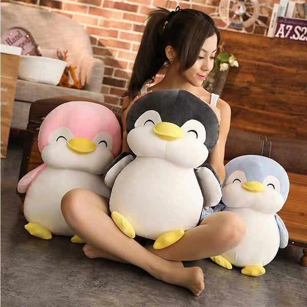 Plush Dolls 30-55cm Soft Fat Penguin Plush Toy Filled Cartoon Animal Doll Fashion Toy Childrens Cute Girl Christmas Gift Q241130