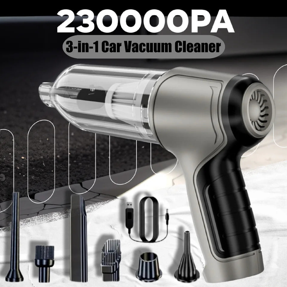 Car Vacuum Cleaner Strong Suction Cleaning Mini Machine Wireless Portable Handhled Blower Air Duster for Home Appliances 240830