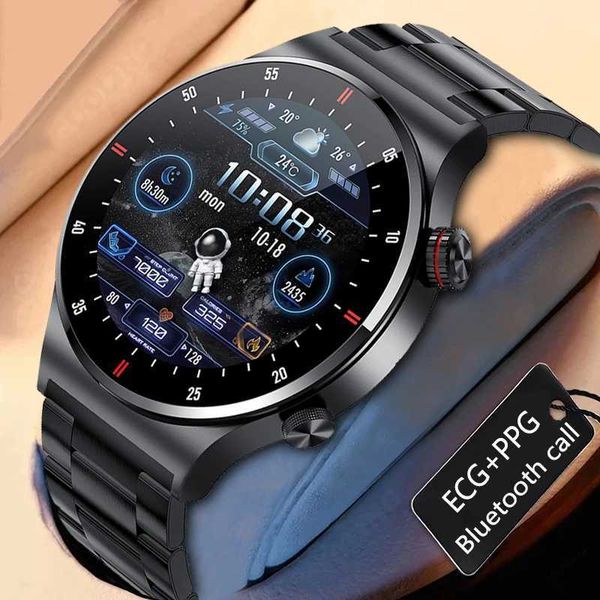 For Huawei GPS NFC ECG+PPG Smart Watch Men BT Call Health Sleep Monitoring Multiple Sports Mode Waterproof Smartwatch Man M240907
