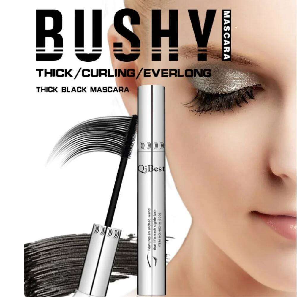 3D Waterproof Thick Curling Lengthening 4D Silk Fiber Eyelash Quick Dry Sticking No Clumping Black Mascara X250722
