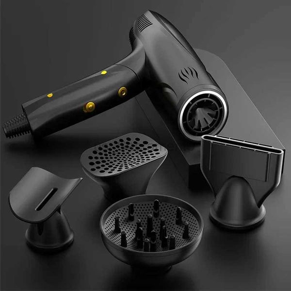 Dryers 2400W Powerful Dryer Negative Ion Care Professinal Hairdryer Quick Dry Home Salon Tools Foldable Electric Hair Blower 240329