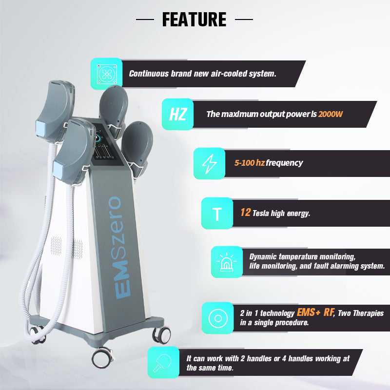 EMSzero beauty products EMS MUSCLE STIMUL Machine Body Sculpt HI-EMTI NEO RF Tesla Electromagnetic Pelvic Slimming DLS-EMSLIM
