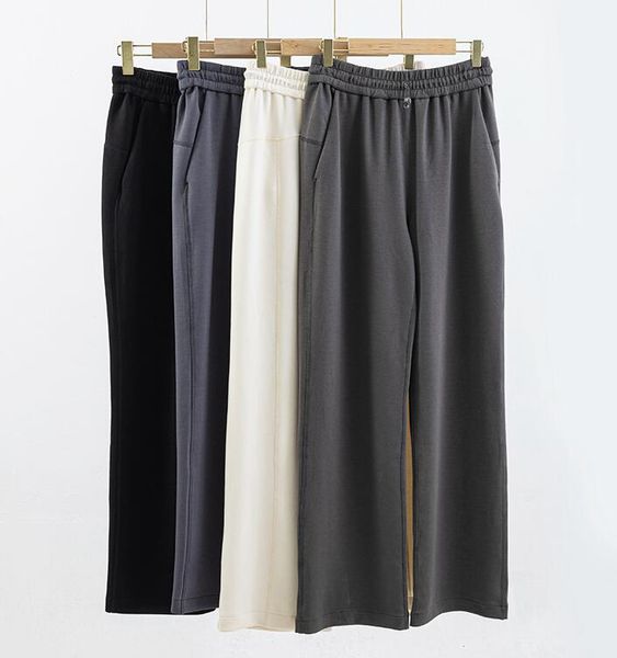 New Fashion Clothing Draw rope casual pants female loose show thin lazy hanging pants wide leg pants
